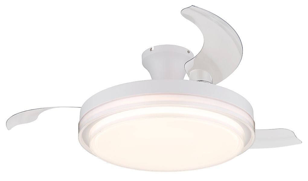 GLOBO LIGHTING Deckenleuchte »BELIZ« LED-Modul 1 Stk. Ventilator / Schlafzi günstig online kaufen