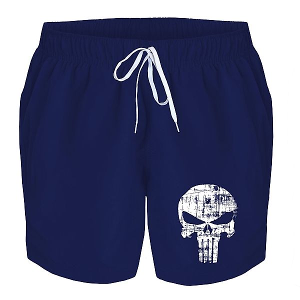deinshirt Badehose Schwimmshorts Punisher Skull Integrierter günstig online kaufen