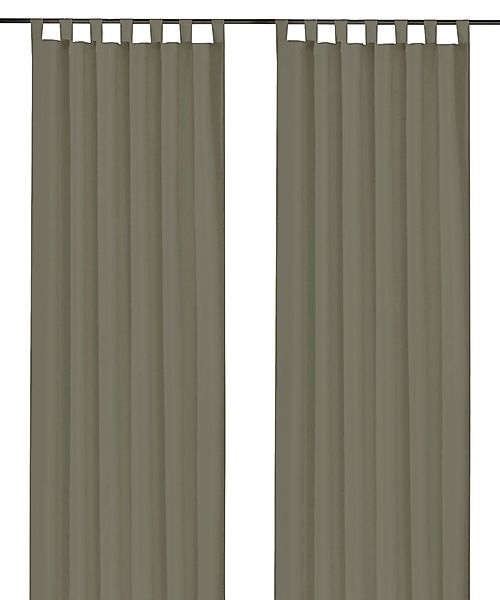 Weckbrodt Vorhang "Vito" Schlaufen 1 Stk. tlg. Microvelour, blickdicht, Uni günstig online kaufen