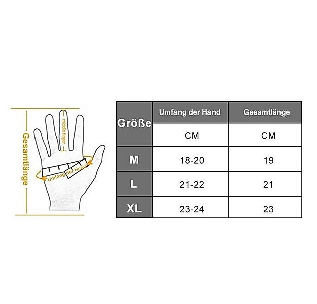 Coonoor Fleecehandschuhe Fahrrad Handschuhe Wasserdichte Touchscreen Gesche günstig online kaufen