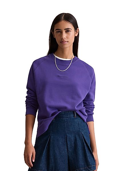 Marc OPolo DENIM Sweatshirt, Rückenteil dezent länger, kleine Seitenschlitz günstig online kaufen