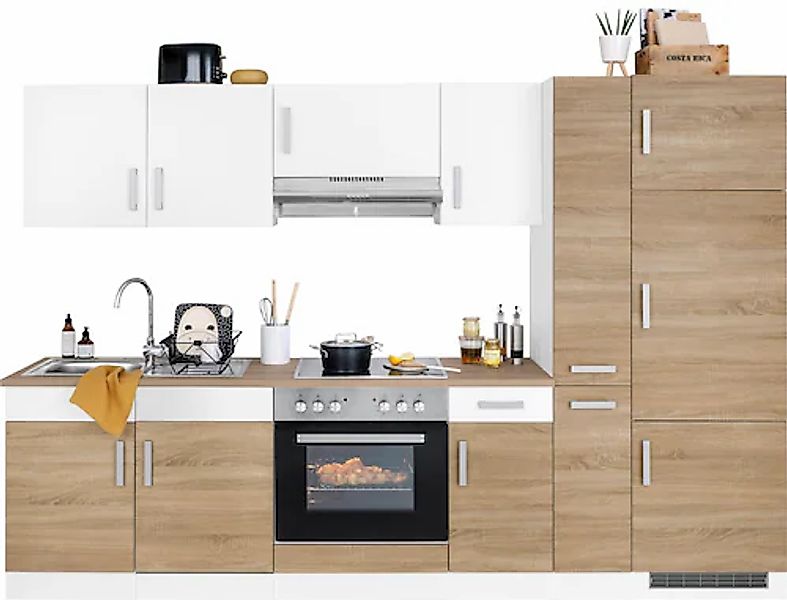 KOCHSTATION Küchenzeile "KS-Gera" Breite 300 cm, wahlweise mit E-Geräten, m günstig online kaufen