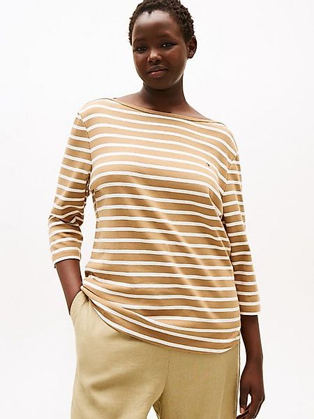 Tommy Hilfiger Curve T-Shirt CRV SLIM CODY BOAT-NK 3/4SLV in Großen Größen, günstig online kaufen