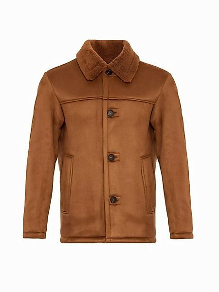 Antioch Winterjacke Faux Fur Collar Suede Coat günstig online kaufen