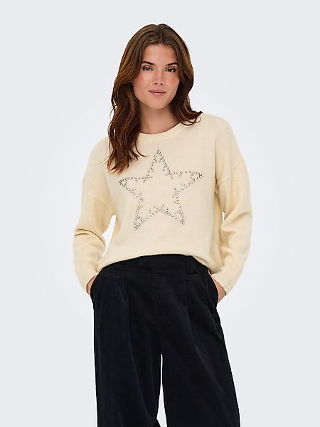 ONLY Strickpullover ONLRENATA LS O-NECK BLING günstig online kaufen