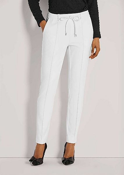 MADELEINE Stoffhose Stretchhose mit Tunnelzug Gerade, knöchellange Hose mit günstig online kaufen