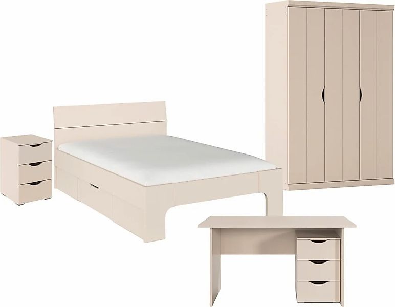 rauch Jugendzimmer-Set "Kinderzimmer Komplettzimmer Schlafzimmer-Set (4-tlg günstig online kaufen