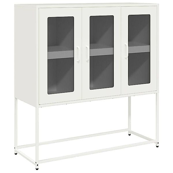 vidaXL Sideboard Sideboard Weiß 100,5x39x107 cm günstig online kaufen