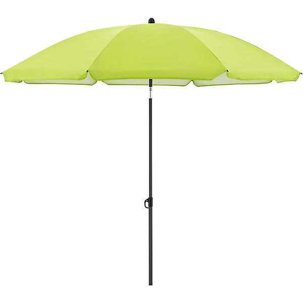 Derby Marktschirm COMO Ø 165 cm Grün mit Handöffner günstig online kaufen