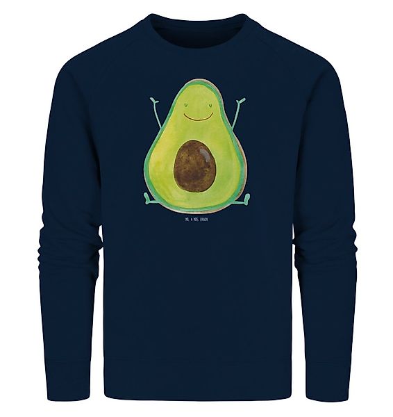 Mr. & Mrs. Panda Longpullover Größe XXL Avocado Glücklich - French Navy - G günstig online kaufen