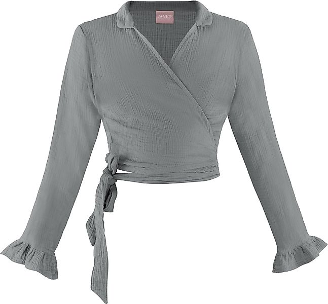 Janice Langarmbluse Musselin Hemd Chalandri Sommerbluse günstig online kaufen