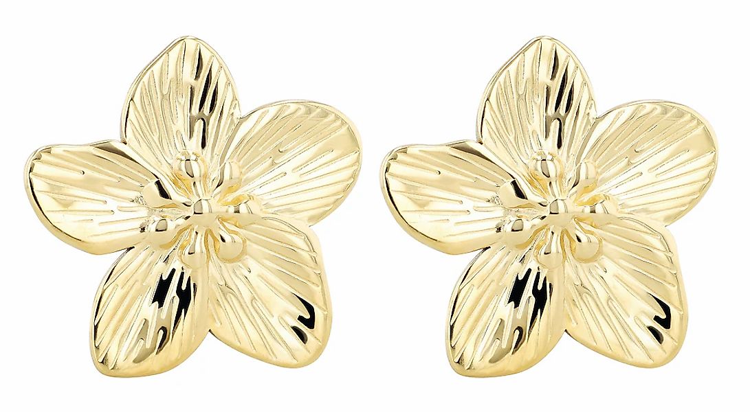 Adelia´s Paar Ohrhänger "Damen Ohrringe – Ohrstecker Blume aus Edelstahl" E günstig online kaufen