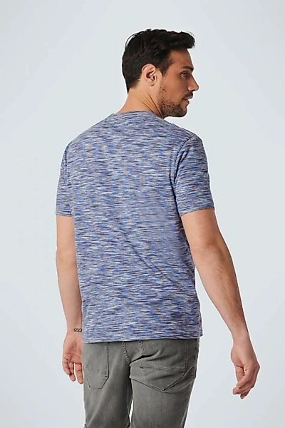 No Excess T-Shirt Melange Blau - Größe M günstig online kaufen