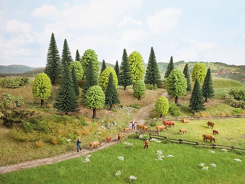 NOCH Dekobaum NOCH Mischwald, realistische Modellbäume, günstig online kaufen