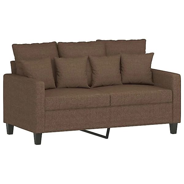 vidaXL 2-Sitzer-Sofa Braun 120 cm Stoff 359262 günstig online kaufen
