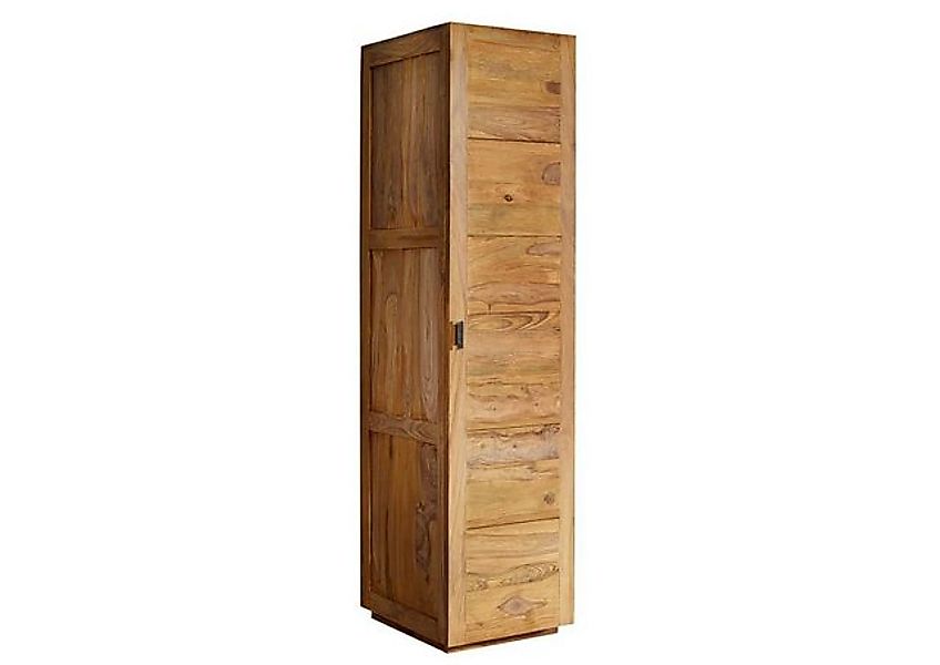 Massivmoebel24 Kleiderschrank (Kleiderschrank Sheesham 48x61x200  braun geö günstig online kaufen