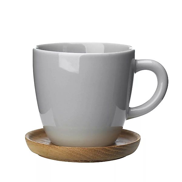 Höganäs Kaffeetasse kieselgrau glänzend günstig online kaufen