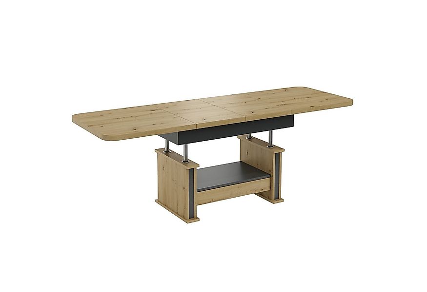 designimpex Couchtisch Design DA-555 Schublade höhenverstellbar ausziehbar günstig online kaufen