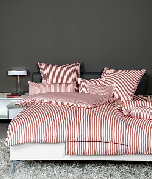 Janine Wendebettwäsche "modernclassic 3912, 100% Baumwolle" 2 Stk. mit Reiß günstig online kaufen