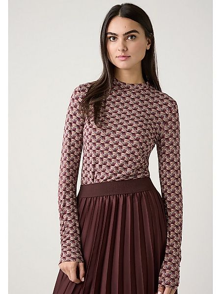 MORE&MORE T-Shirt buntes Print-Langarmshirt günstig online kaufen