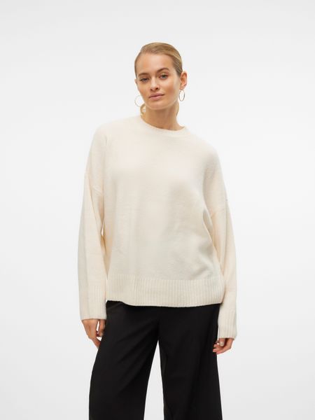 Vero Moda Strickpullover VMBOOM LS O-NECK günstig online kaufen