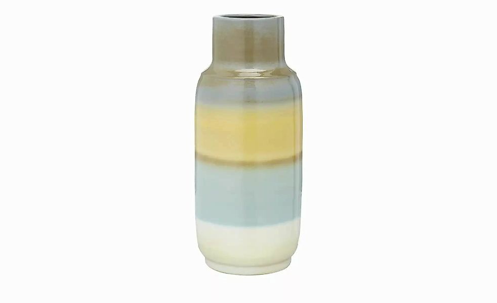 HOME STORY Vase   ¦ mehrfarbig ¦ Steinzeug ¦ Maße (cm): H: 30,5  Ø: 13 Acce günstig online kaufen