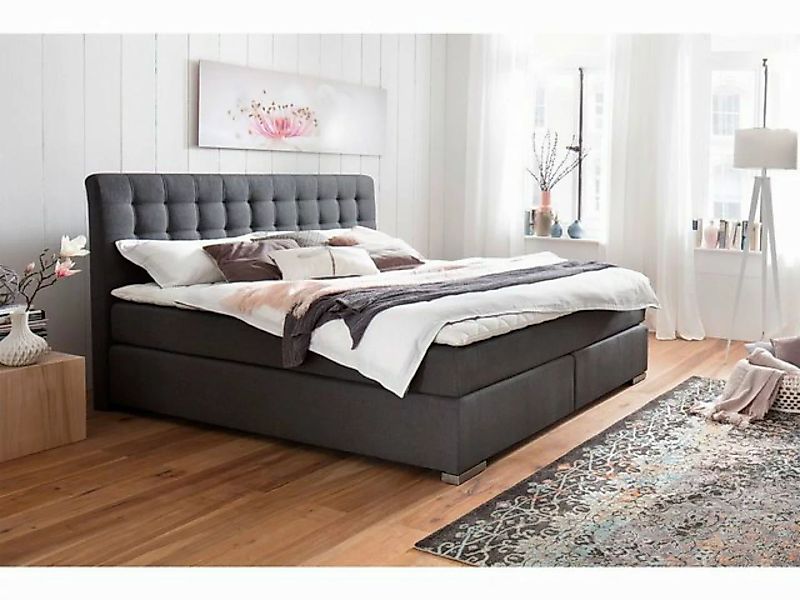 möbelando Boxspringbett Lenno, 182 x 117 x 211 cm (B/H/T) günstig online kaufen