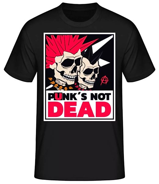 Punk's Not Dead · Männer Basic T-Shirt günstig online kaufen