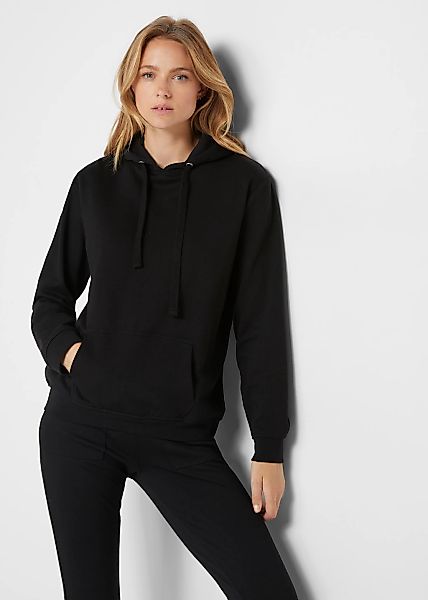 bonprix Hoodie "Hoodie", lockere Passform, aus Baumwollmischung, mit Kängur günstig online kaufen