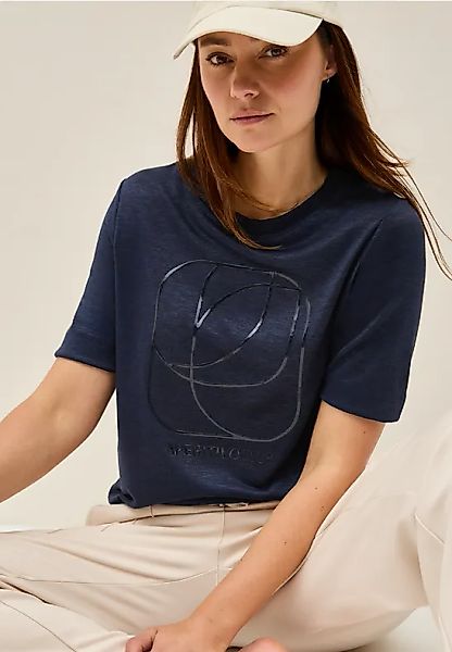 Shirt mit tonalem Print günstig online kaufen