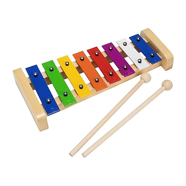 GICO Spielzeug-Musikinstrument GICO Kinder Xylophon Metallphon günstig online kaufen