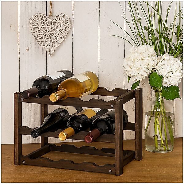 HTI-Living Weinregal Weinregal aus Holz für günstig online kaufen