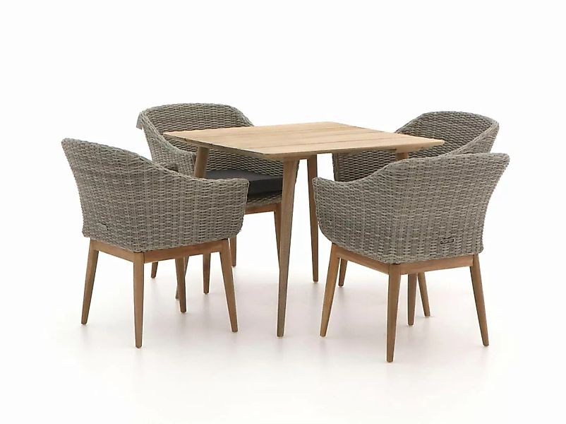Intenso Bordano/ROUGH-K 90 cm Gartenmöbel-Set 5-teilig günstig online kaufen