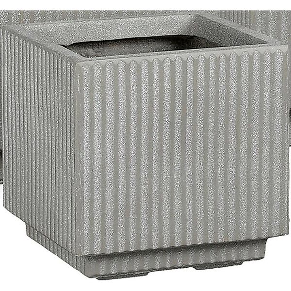 Mica Decorations Blumentopf Quito Outdoor 30 cm x 30 cm x 30 cm Magnesium G günstig online kaufen