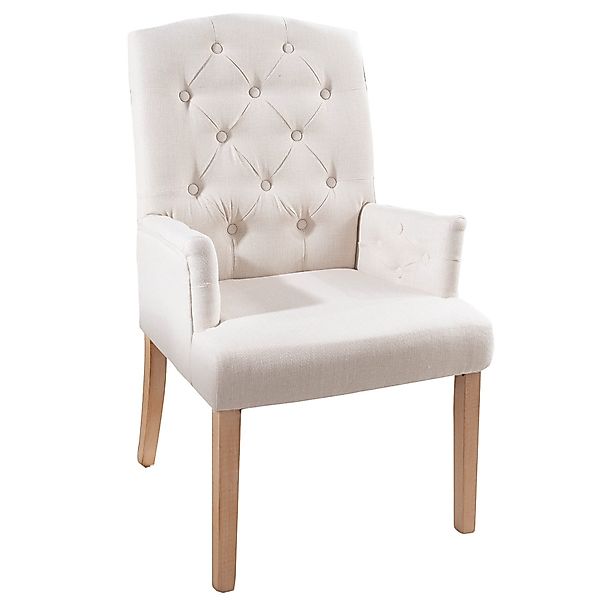 riess-ambiente Polsterstuhl CASTLE beige (Einzelartikel, 1 günstig online kaufen