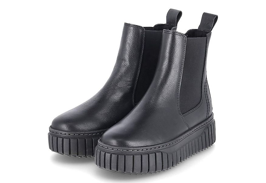 Tamaris Tamaris 1-25445-45/003 Damen Glattleder schwarz Schlupfstiefel günstig online kaufen