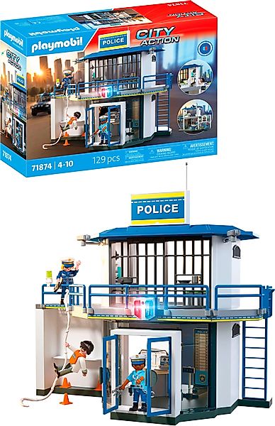 Playmobil® Polizeiwache mit Fahndungsraum (71874), Action günstig online kaufen