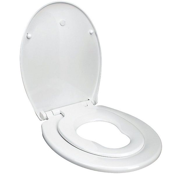 Euroshowers GmbH WC-Sitz mit integriertem Kindersitz, Absenkautomatik Funkt günstig online kaufen