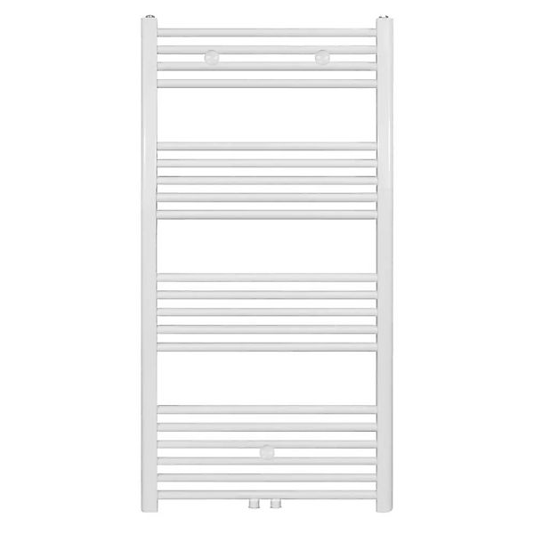Belrad Badheizkörper Mittelanschluss Weiß Matt Gebürstet 1200 X 600 HxB 616 günstig online kaufen
