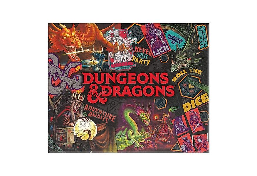 Paladone Puzzle Dungeons & Dragons (1000 Teile), 1000 Puzzleteile günstig online kaufen