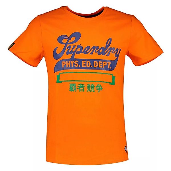 Superdry Collegiate Graphic 185 Kurzarm T-shirt S Denver Orange günstig online kaufen