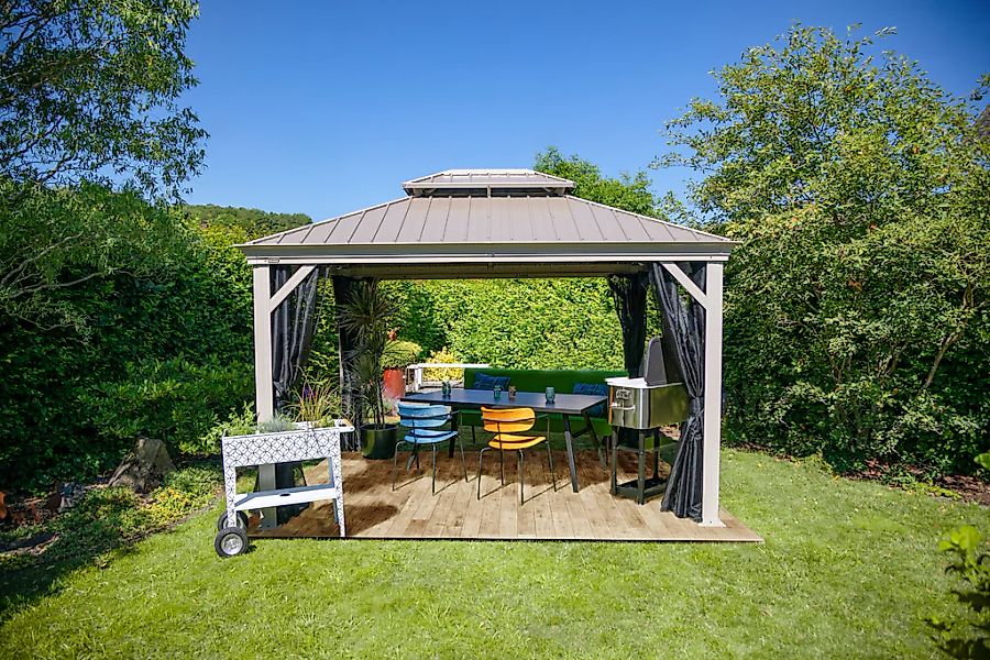 Sojag Pavillon "Messina", (Set), BxT: 363x298 cm günstig online kaufen