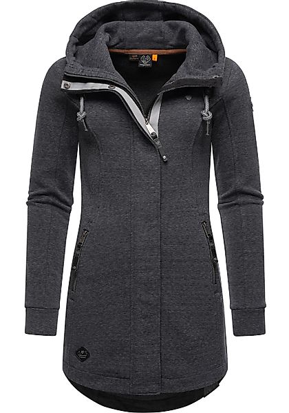 Ragwear Sweatjacke "Letty Intl.", Sportliche Kapuzenjacke mit Kunstleder-El günstig online kaufen