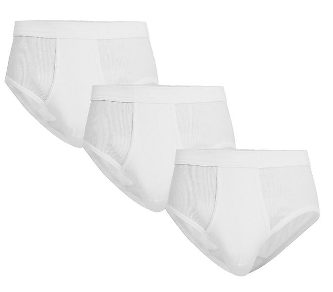 GÖTZBURG Slip 3er Pack Herren Slips (3-St) Doppelripp Qualität Baumwolle günstig online kaufen