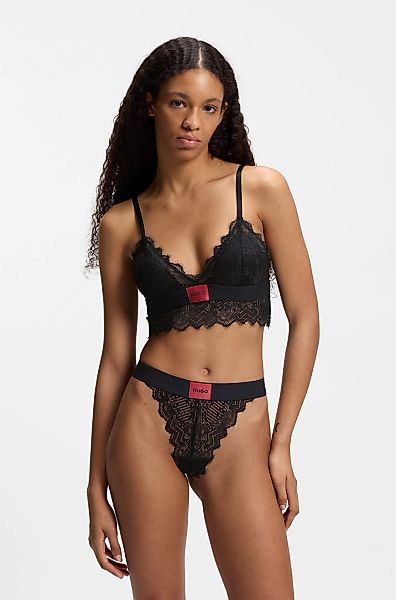 HUGO Underwear "TRIANGLE RL LACE" mit Hugo-Label am Bund günstig online kaufen