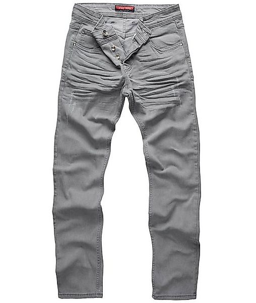 Rock Creek Regular-fit-Jeans Herren Jeans Regular Fit Grau RC-2097 günstig online kaufen