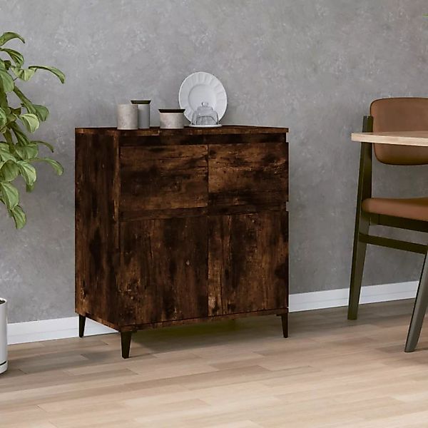 Vidaxl Sideboard Räuchereiche 60x35x70 Cm Holzwerkstoff günstig online kaufen