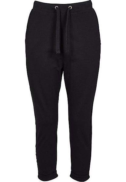 URBAN CLASSICS Stoffhose Urban Classics Damen Ladies Open Edge Terry Turn U günstig online kaufen