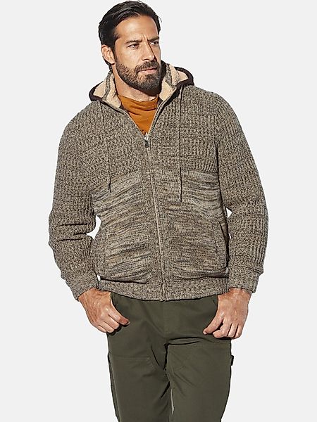 Jan Vanderstorm Kapuzenstrickjacke INGLAND mit elastischem günstig online kaufen