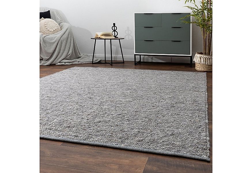 Steffensmeier Wollteppich Benin mit Fusselstopp, Rechteckig, Handwebteppich günstig online kaufen